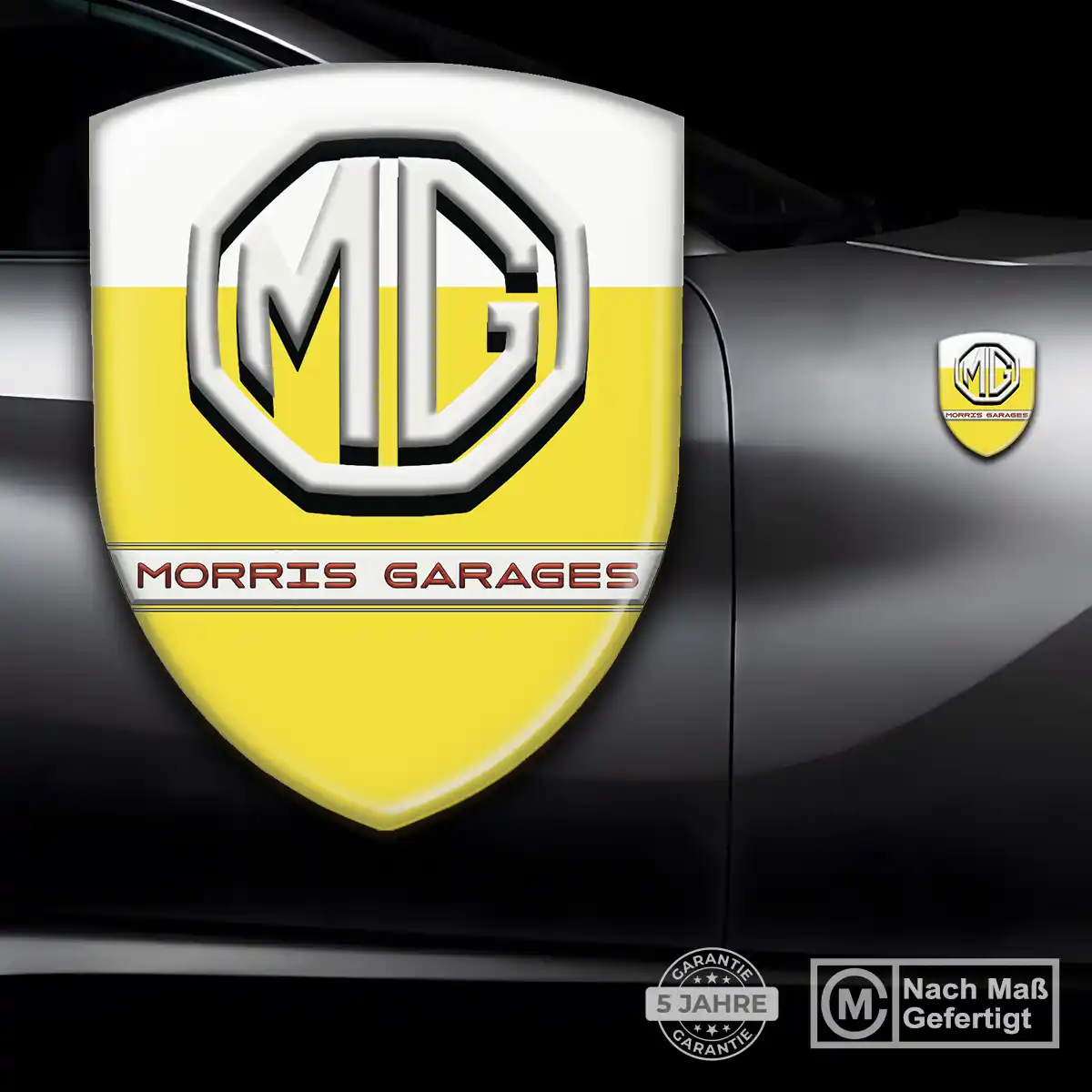 MG Aufkleber Emblem Wappen Modernes Design