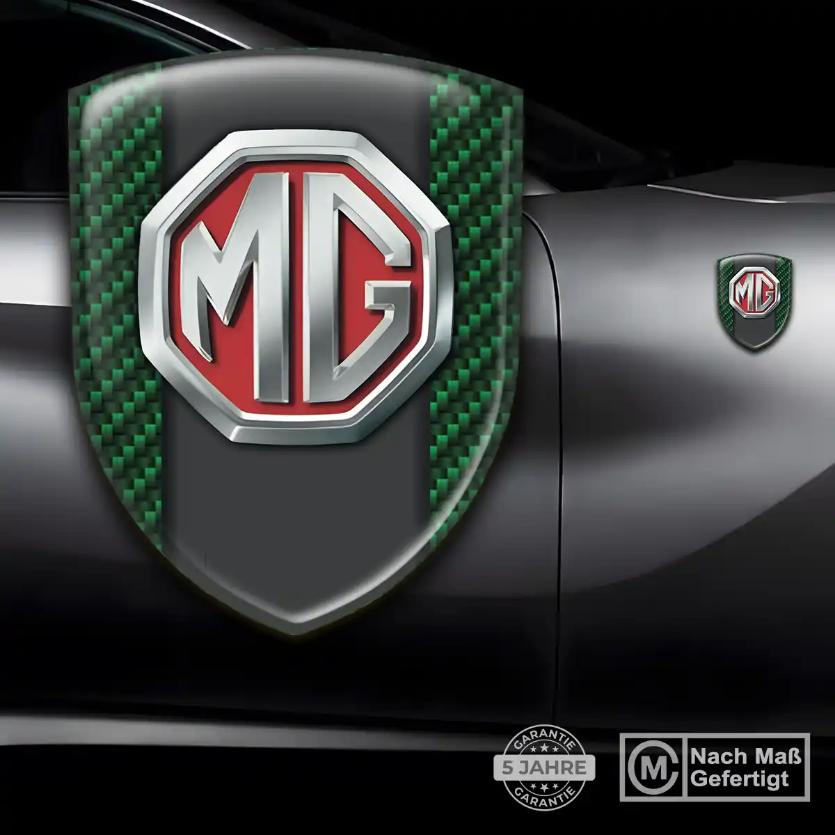 MG Aufkleber Emblem Wappen Premium-Edition