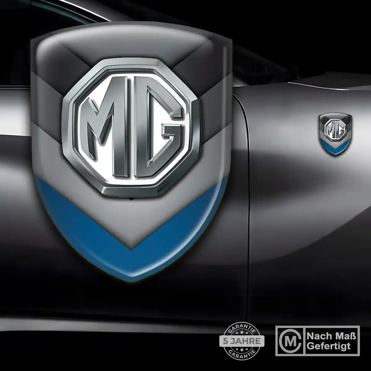MG Aufkleber Emblem Wappen Stilvolles Design