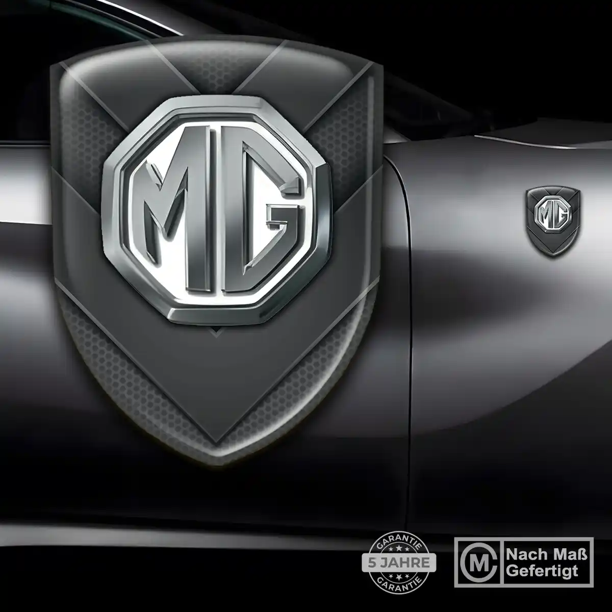 MG Aufkleber Emblem Wappen Tuningfahrzeug