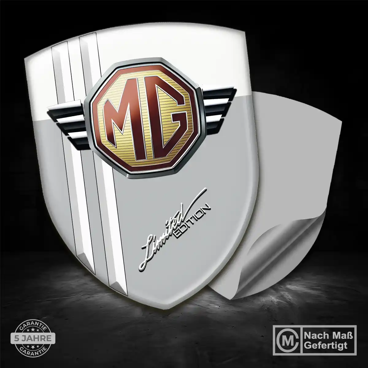 MG Aufkleber Embleme Silikon Auto Elegantes Design