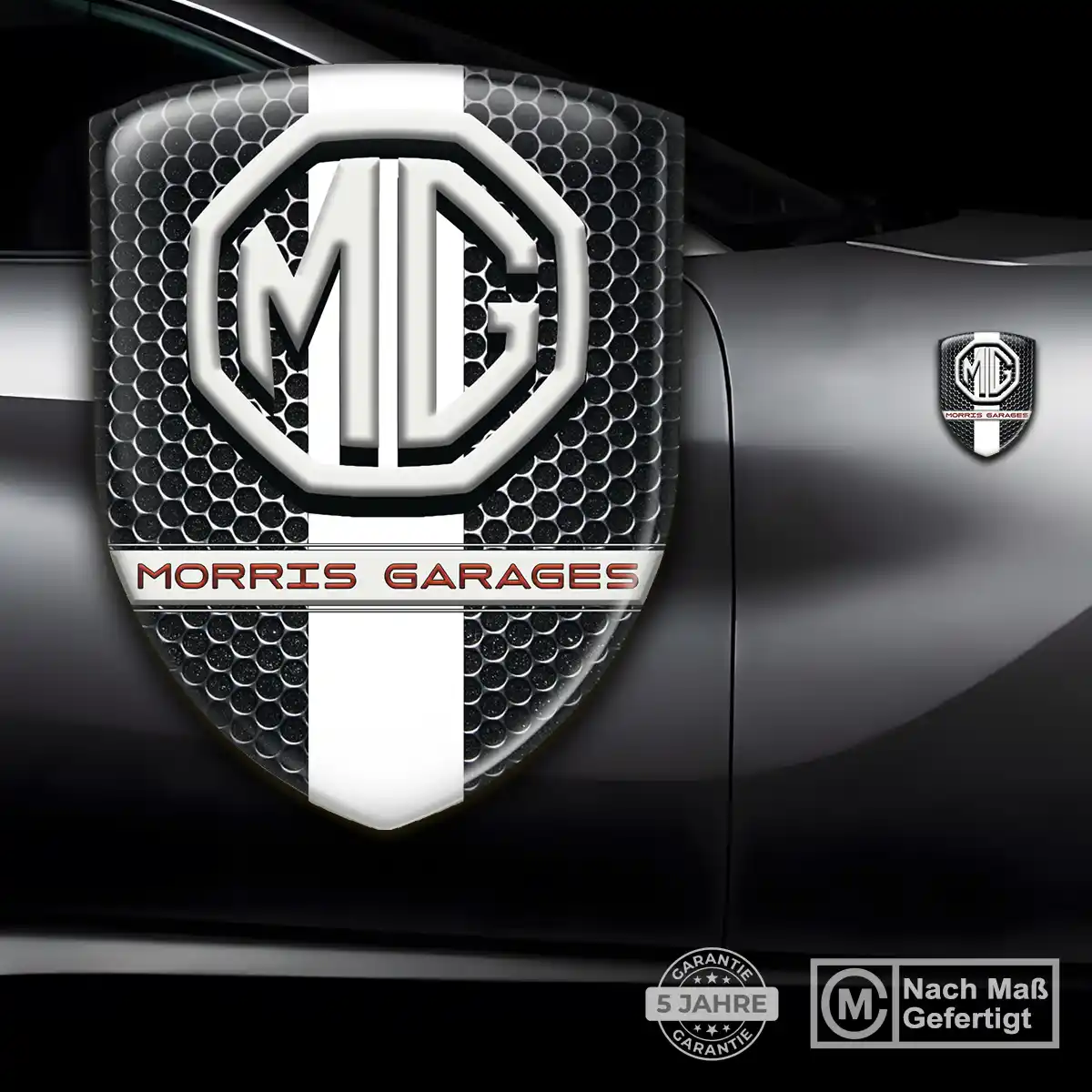 MG Aufkleber Embleme Silikon Auto Exterieurdesign
