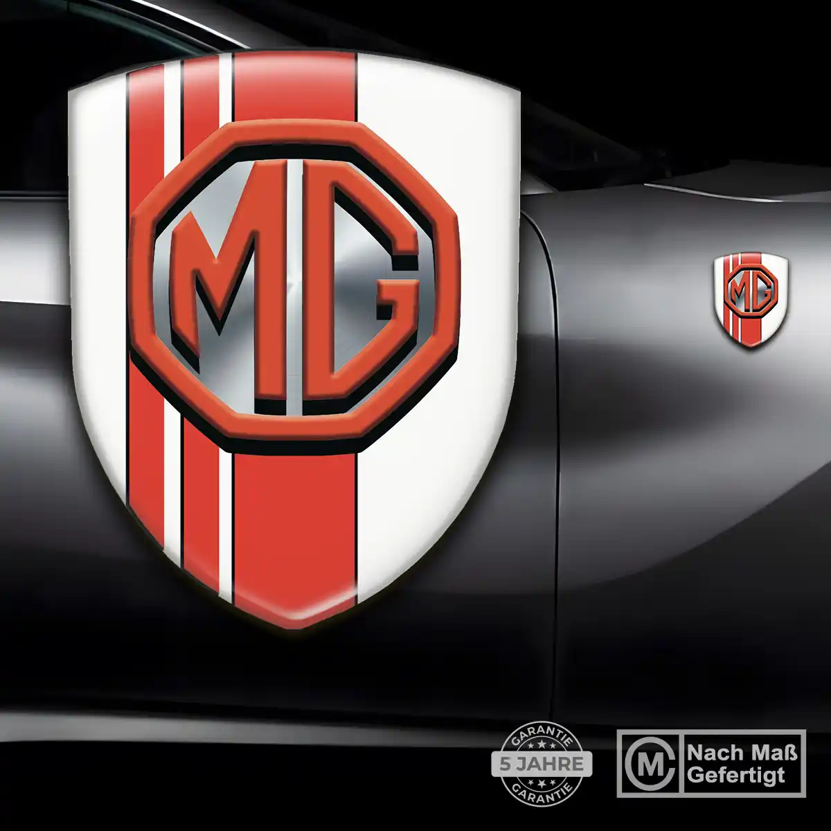 MG Aufkleber Embleme Silikon Auto Hochwertiges Harz