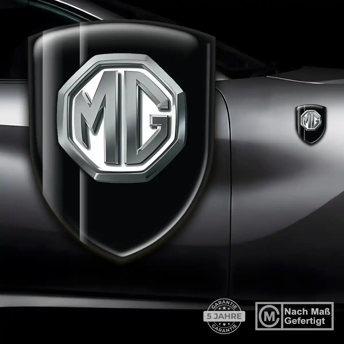 MG Aufkleber Embleme Silikon Auto Interieurdesign