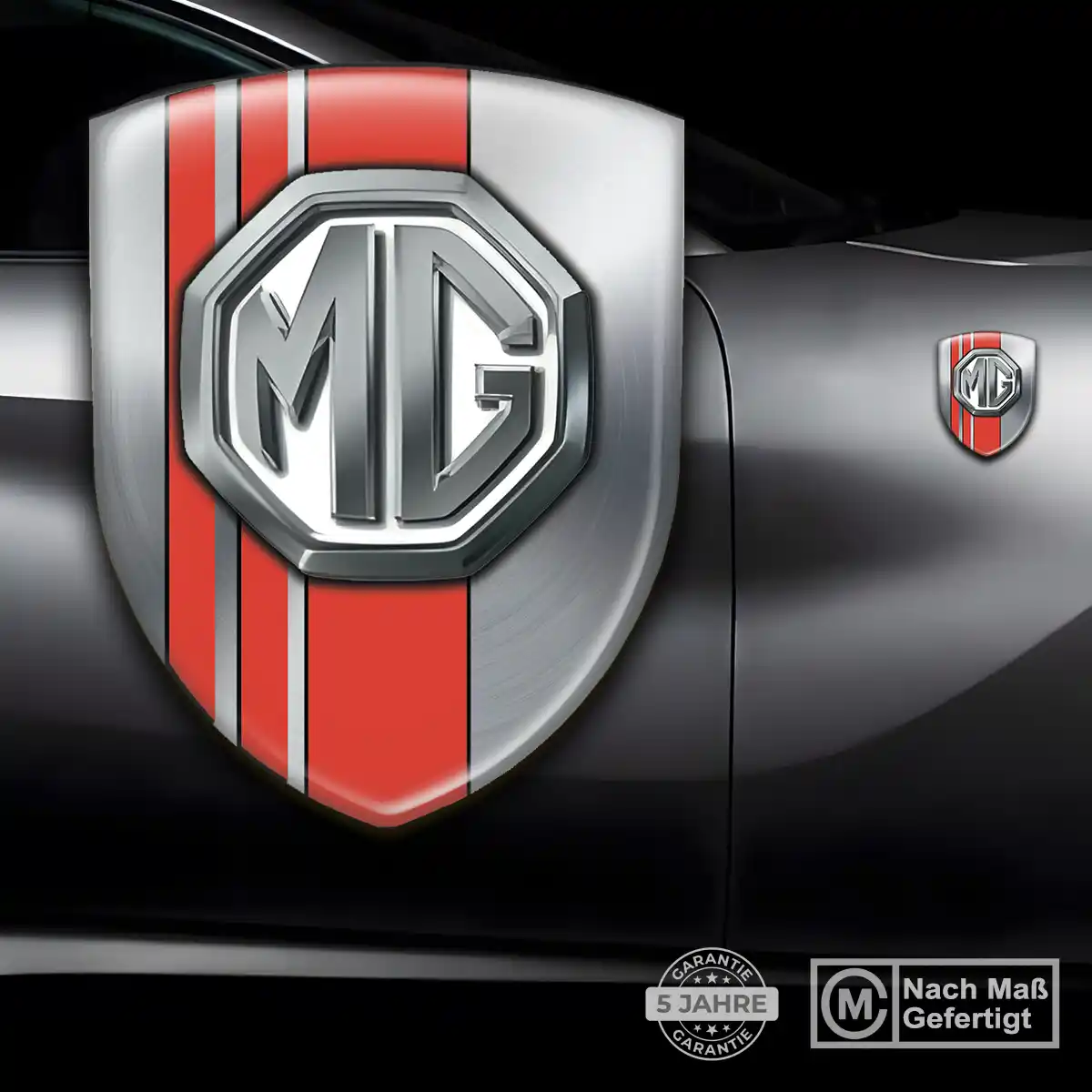 MG Aufkleber Embleme Silikon Auto Limitierte Auflage