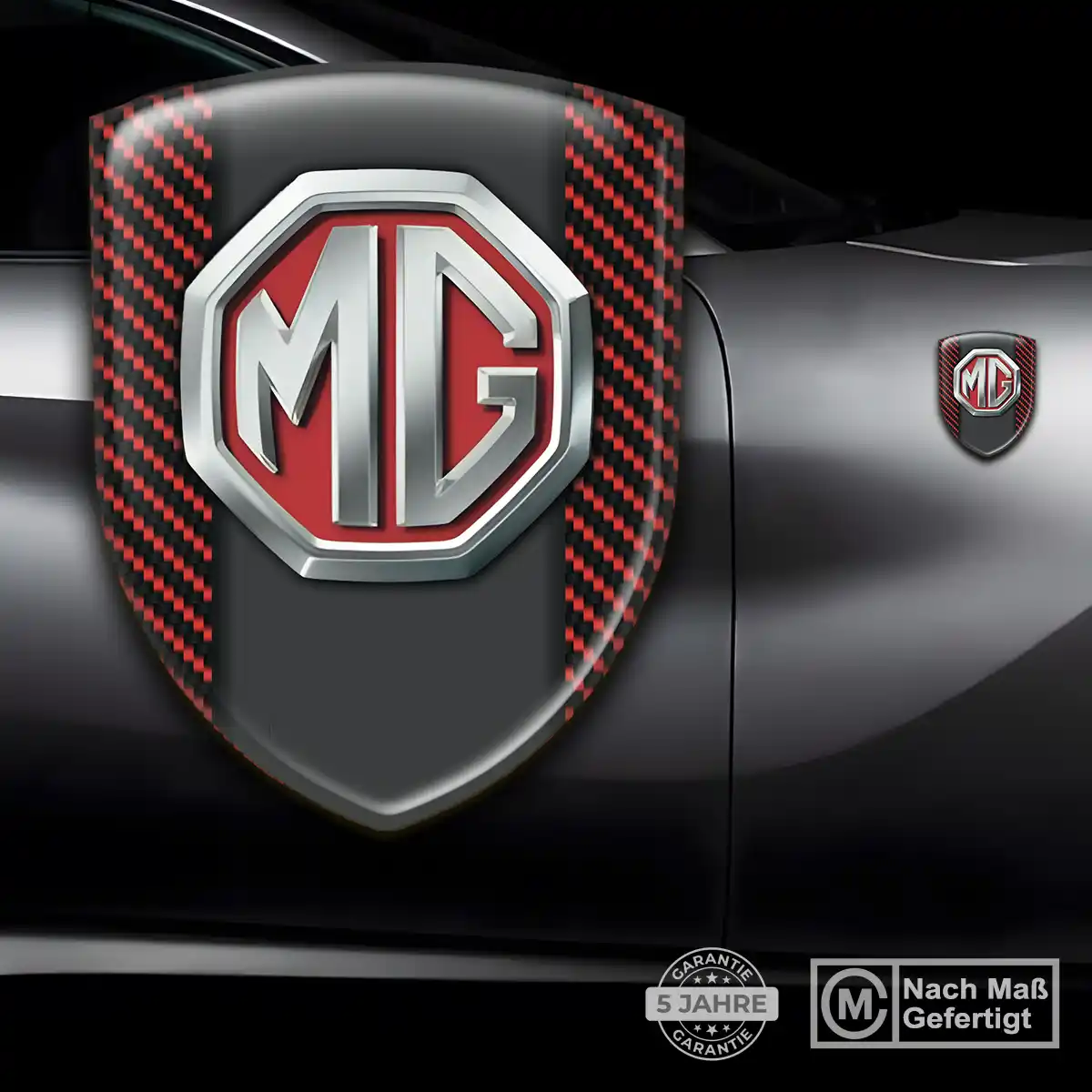 MG Aufkleber Embleme Silikon Auto Modernes Design