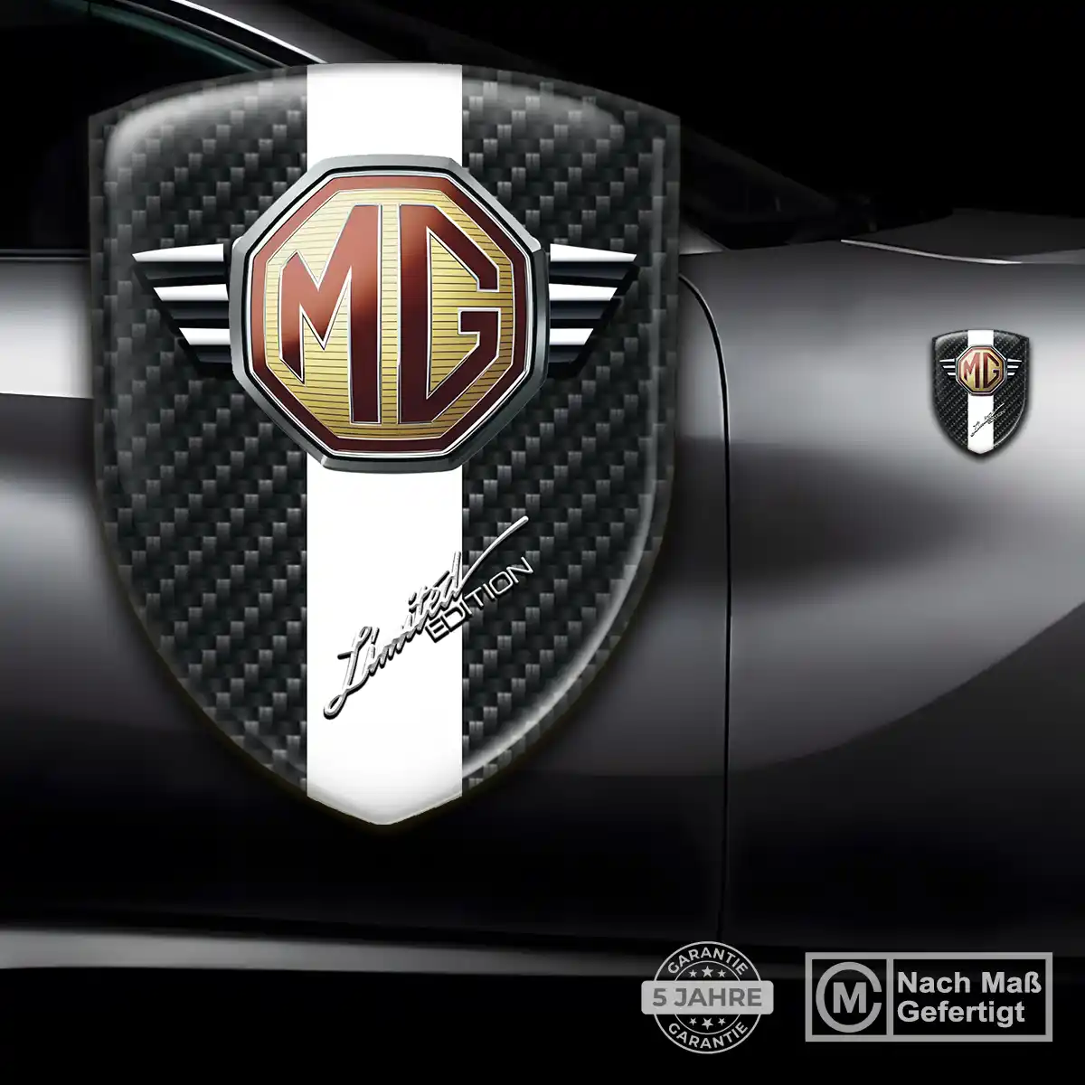 MG Aufkleber Embleme Silikon Auto Premium-Edition