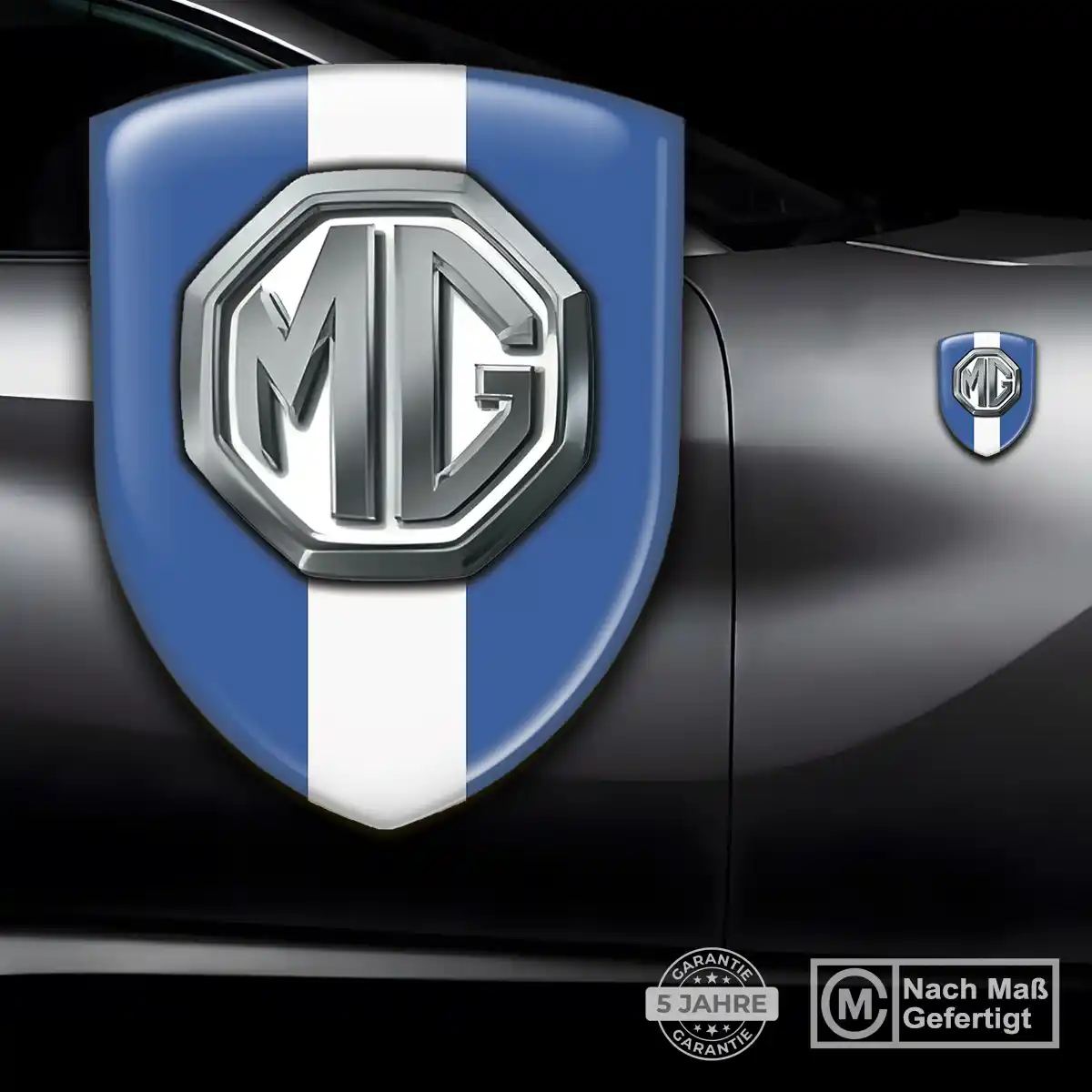 MG Aufkleber Embleme Silikon Auto Stilvolles Design