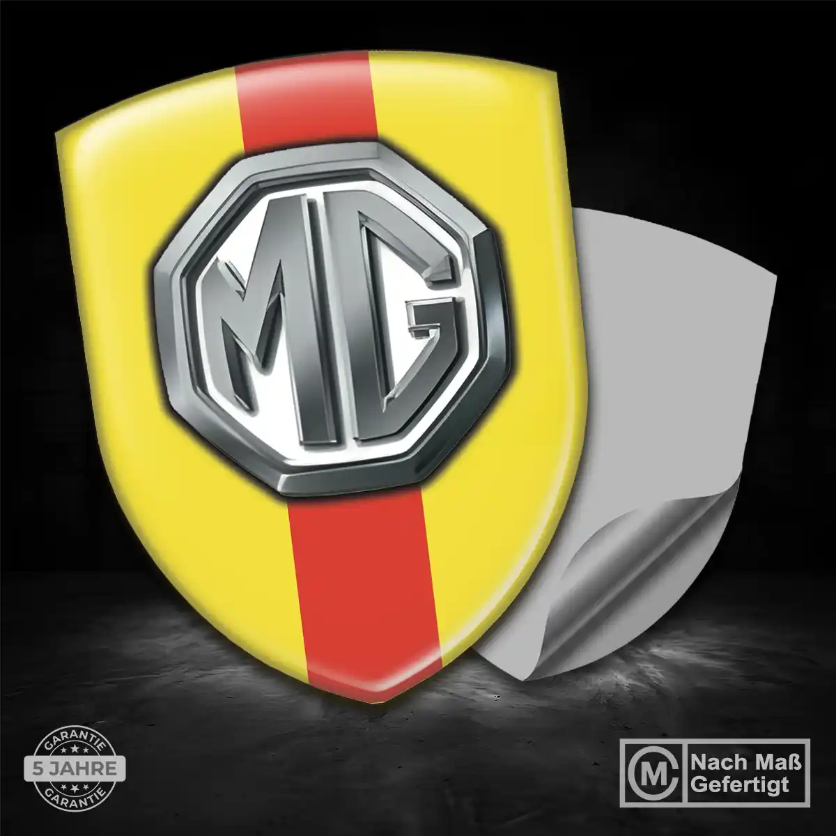 MG Aufkleber Embleme Silikon Erstklassige Qualität