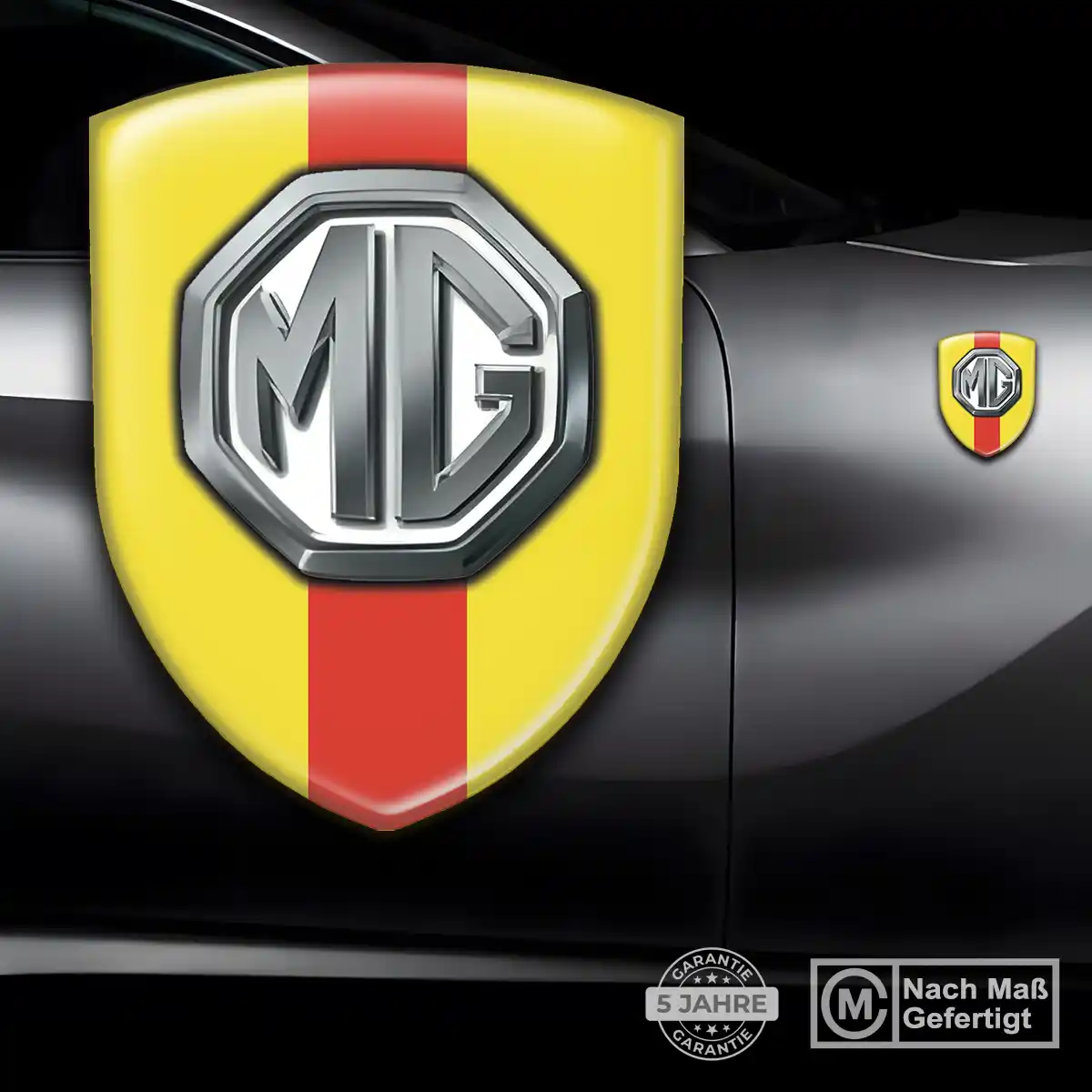 MG Aufkleber Embleme Silikon Erstklassige Qualität