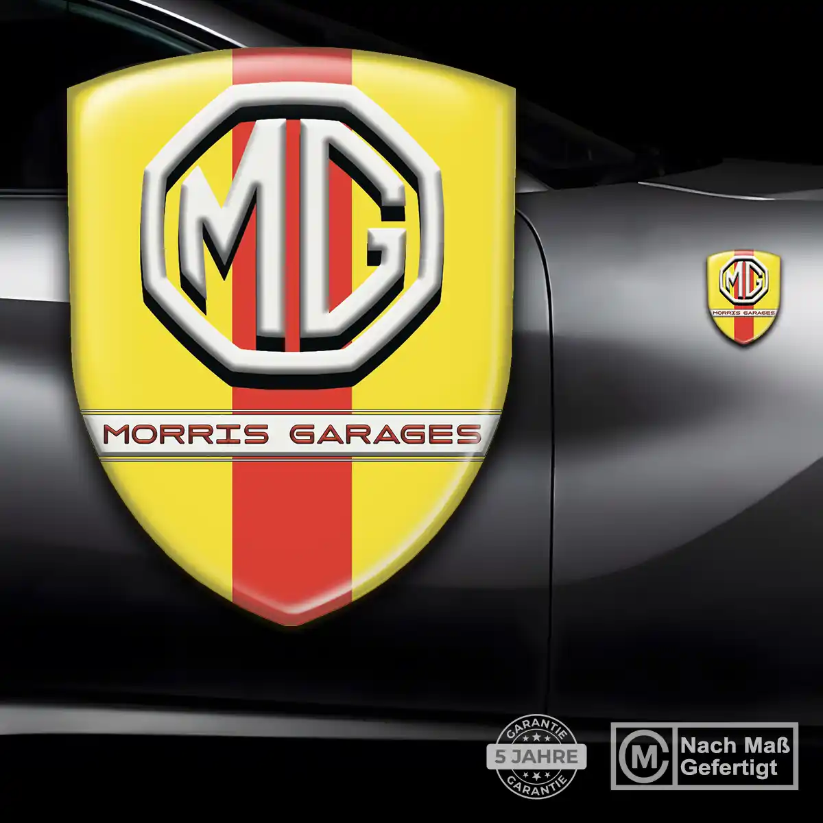 MG Aufkleber Embleme Silikon Hochwertiges Harz