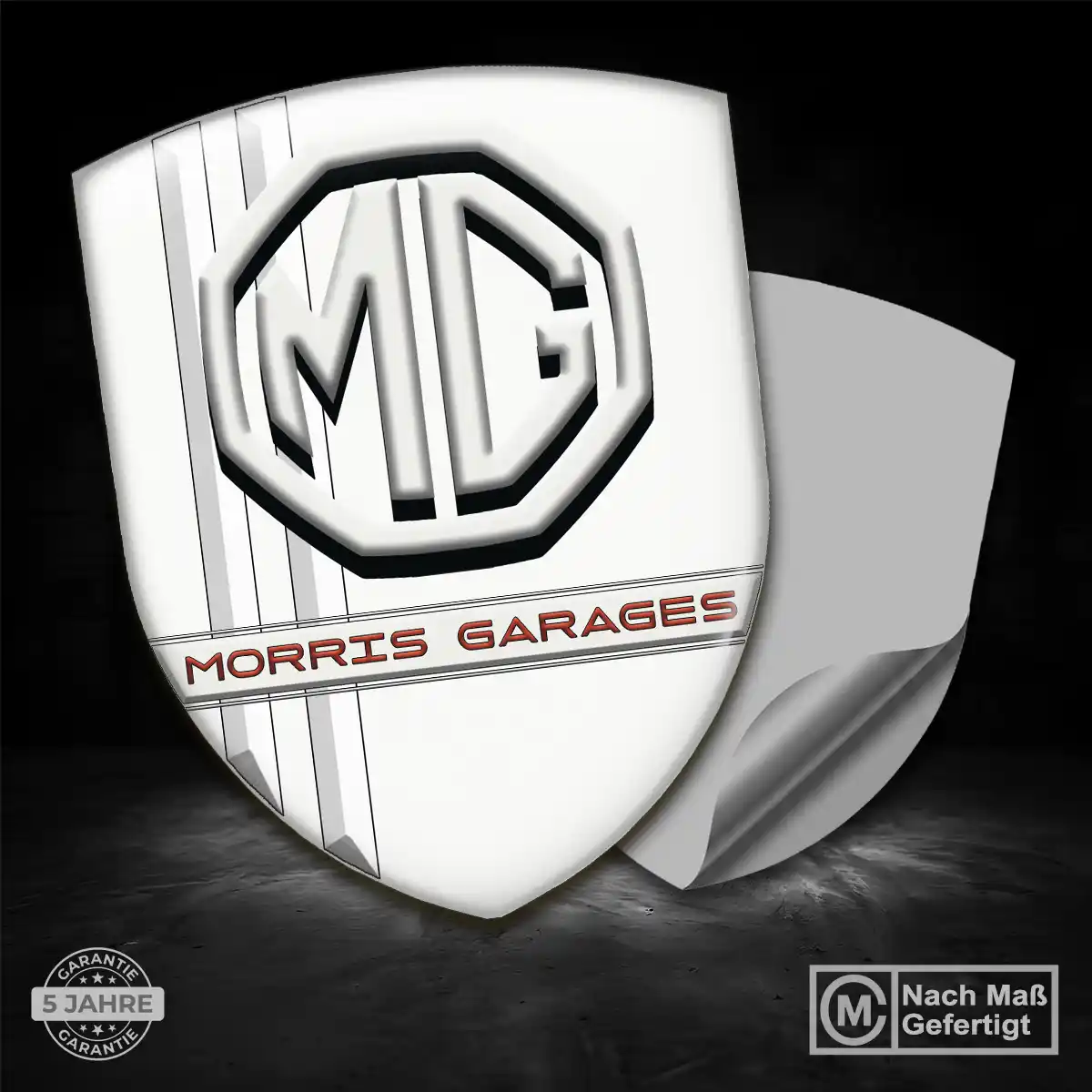 MG Aufkleber Embleme Silikon Premiumqualität