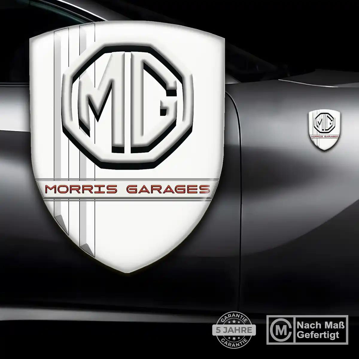 MG Aufkleber Embleme Silikon Premiumqualität