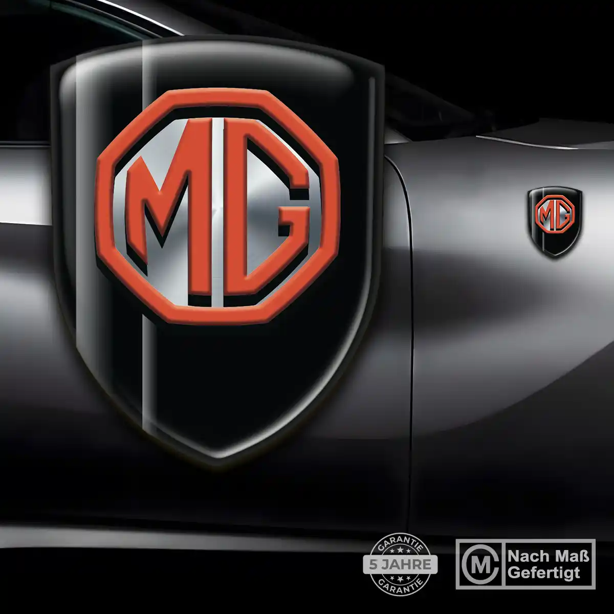 MG Aufkleber Exterieurdesign