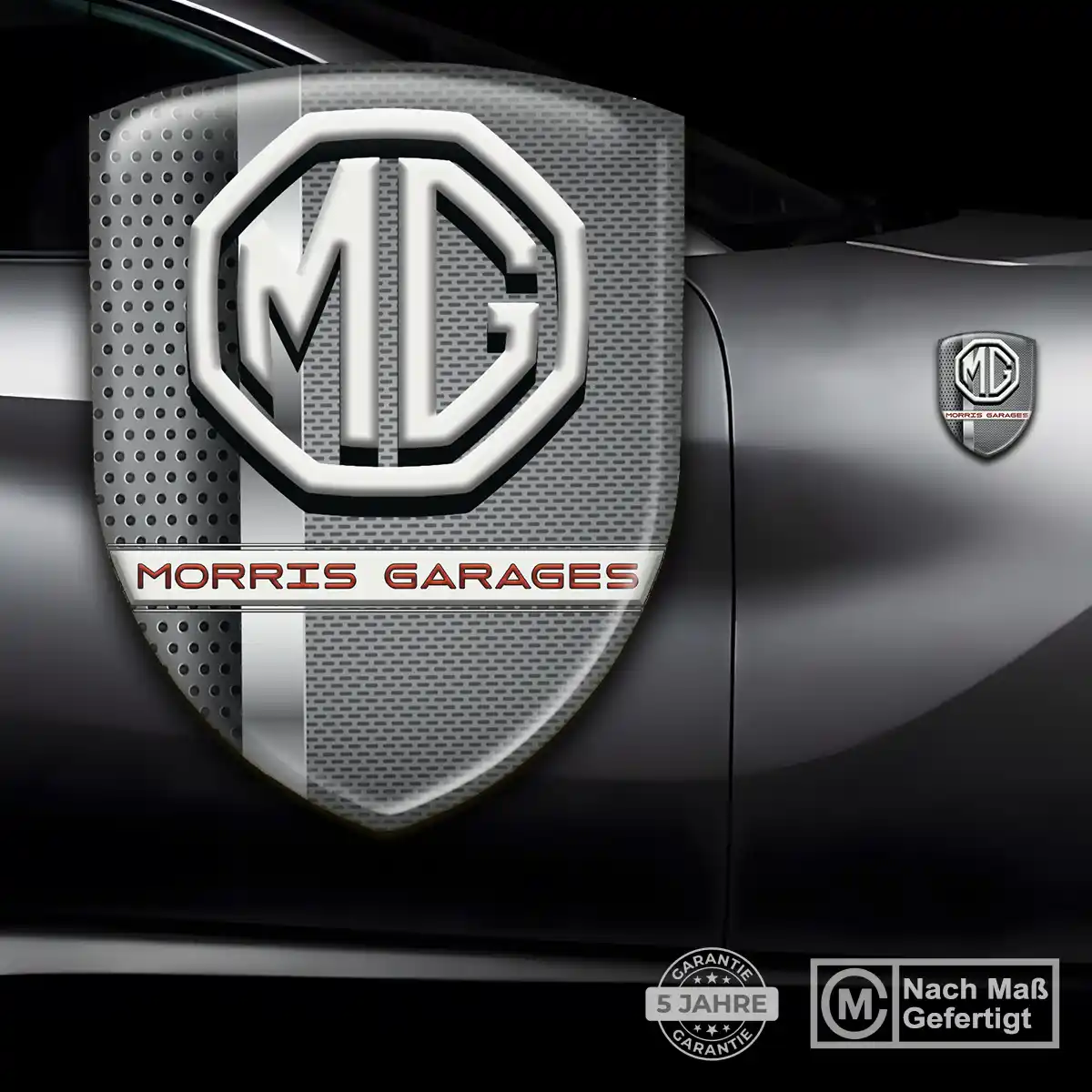 MG Aufkleber Modernes Design