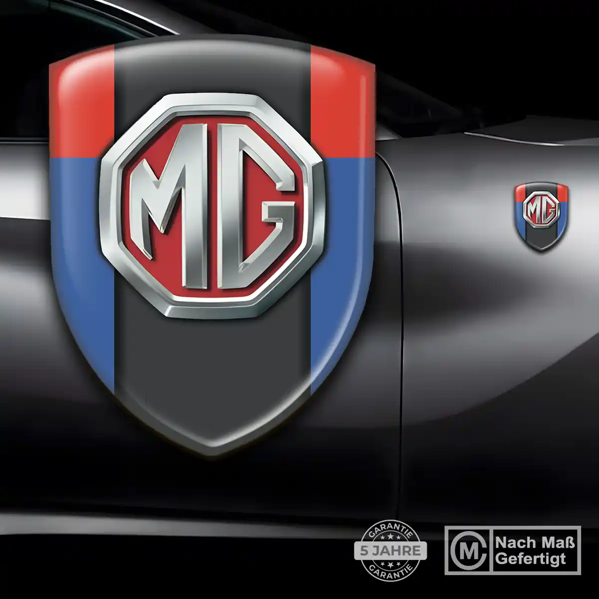MG Aufkleber Silikon Embleme Auto Exterieurdesign
