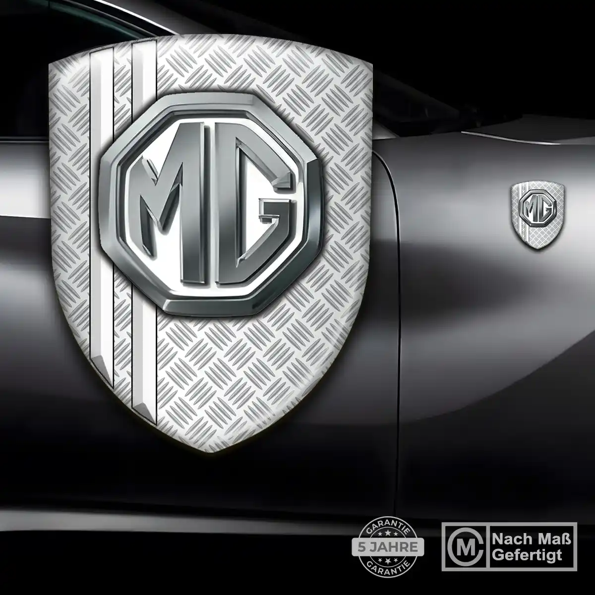 MG Aufkleber Silikon Embleme Auto Limitierte Auflage
