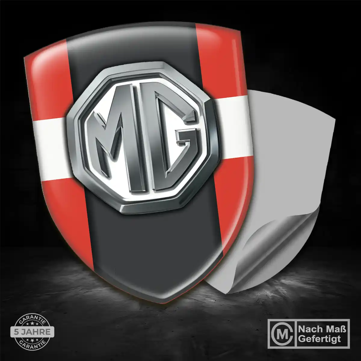 MG Aufkleber Silikon Embleme Auto Modernes Design