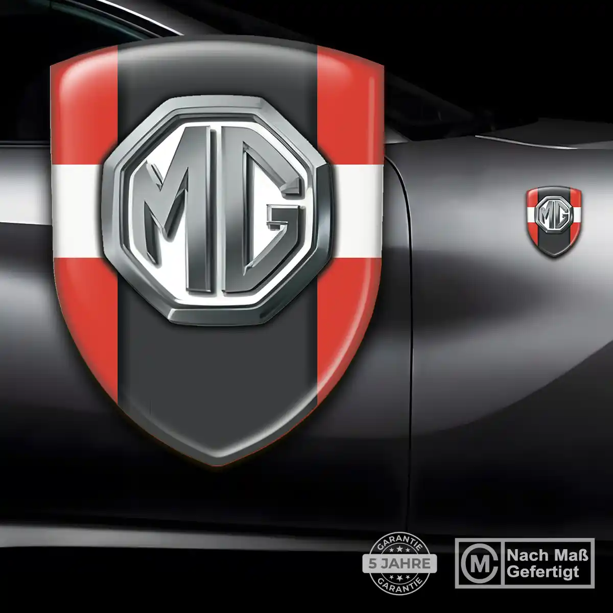 MG Aufkleber Silikon Embleme Auto Modernes Design