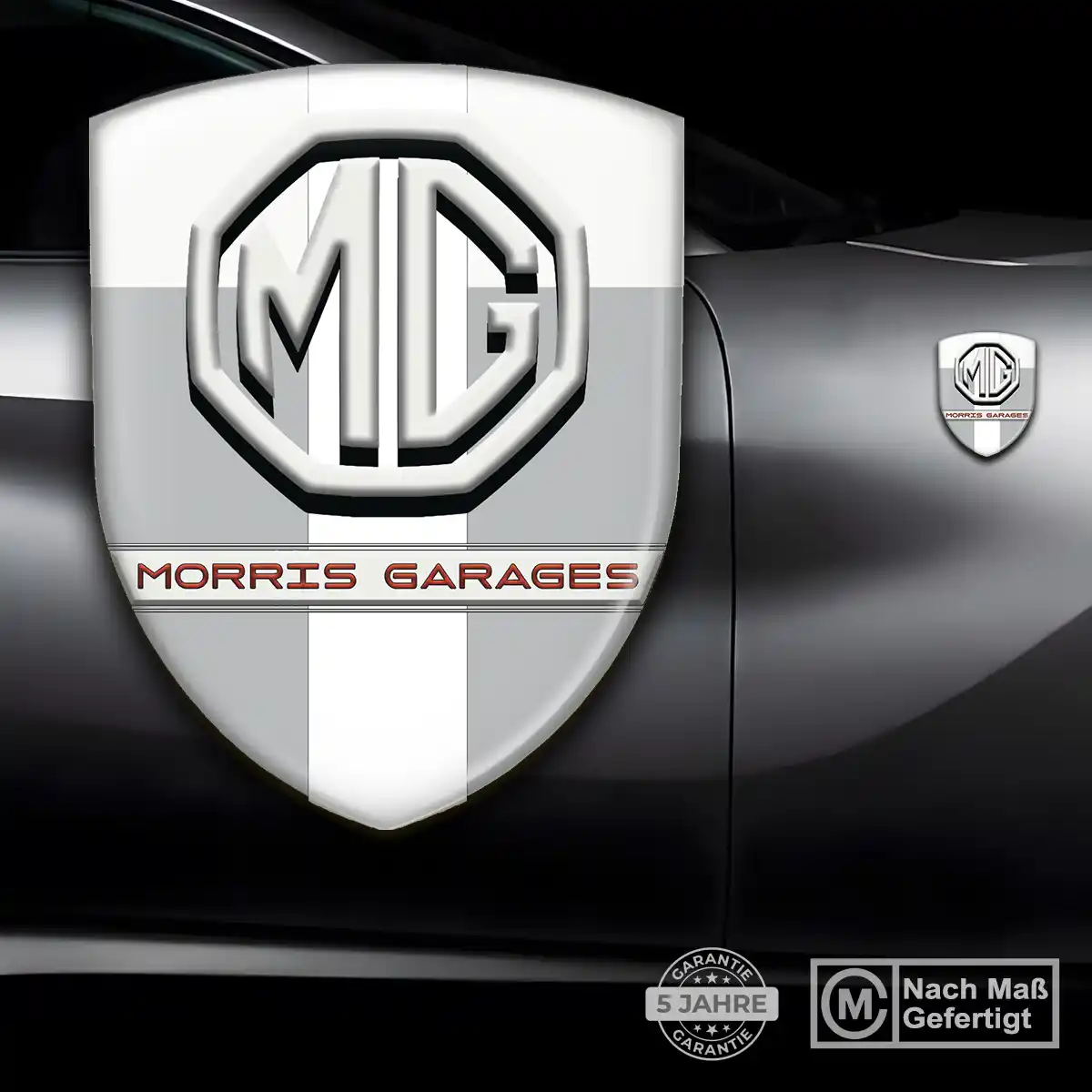 MG Aufkleber Silikon Embleme Auto Premium-Edition