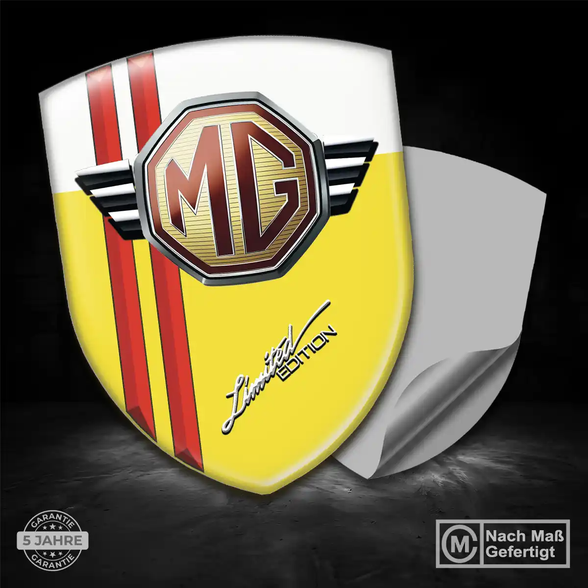 MG Aufkleber Silikon Embleme Erstklassige Qualität