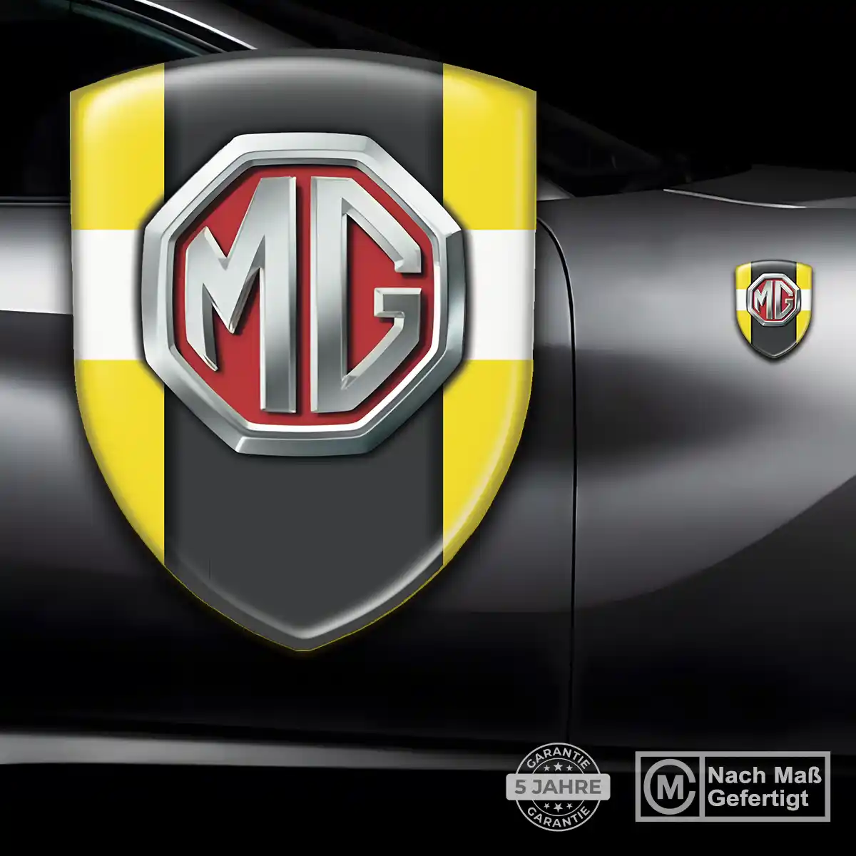 MG Aufkleber Silikon Embleme Exterieurdesign