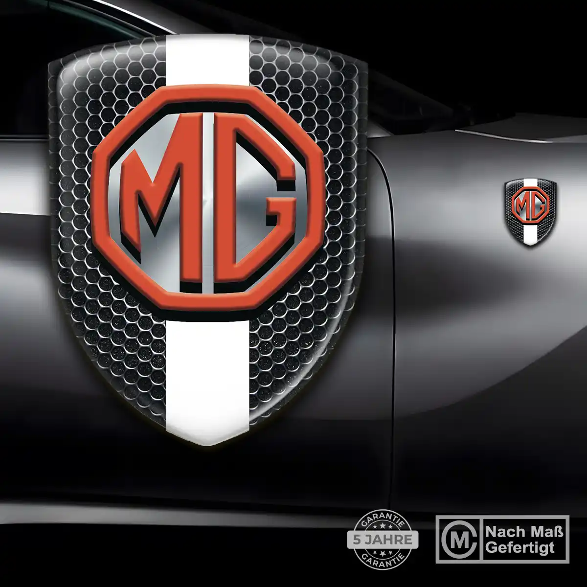 MG Aufkleber Silikon Embleme Hochwertiges Harz