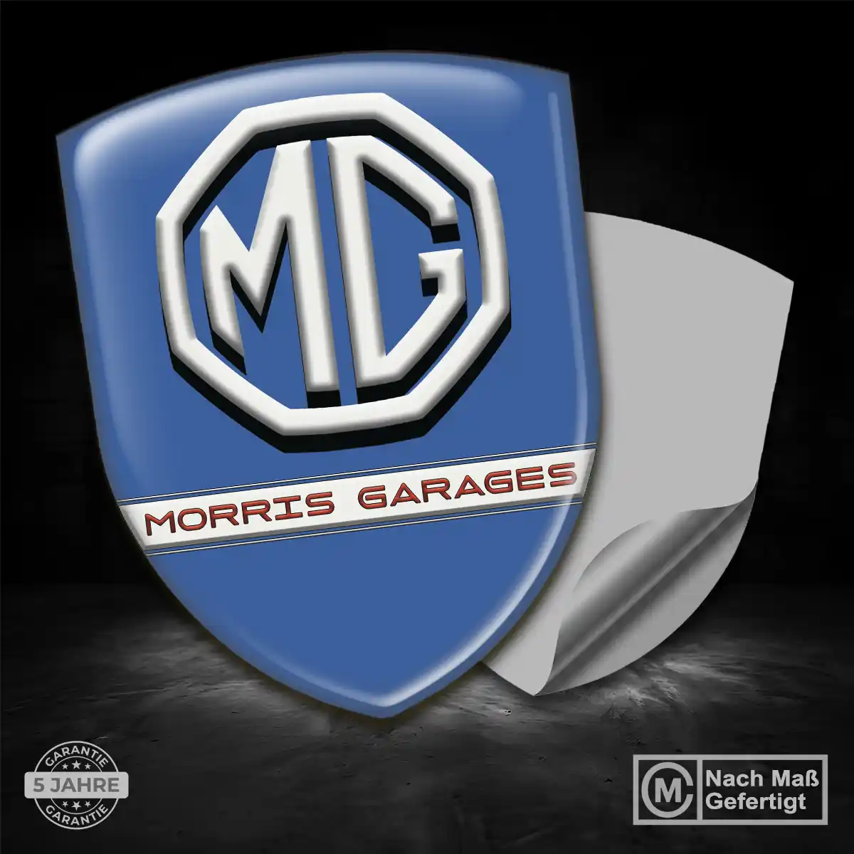 MG Aufkleber Silikon Embleme Interieurdesign