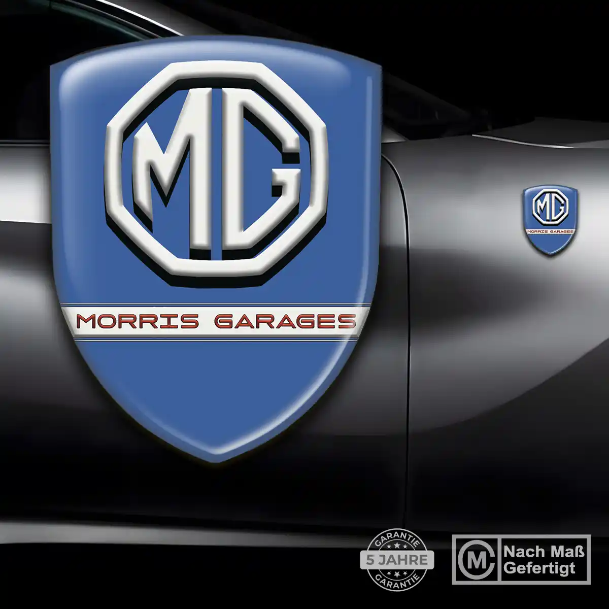 MG Aufkleber Silikon Embleme Interieurdesign