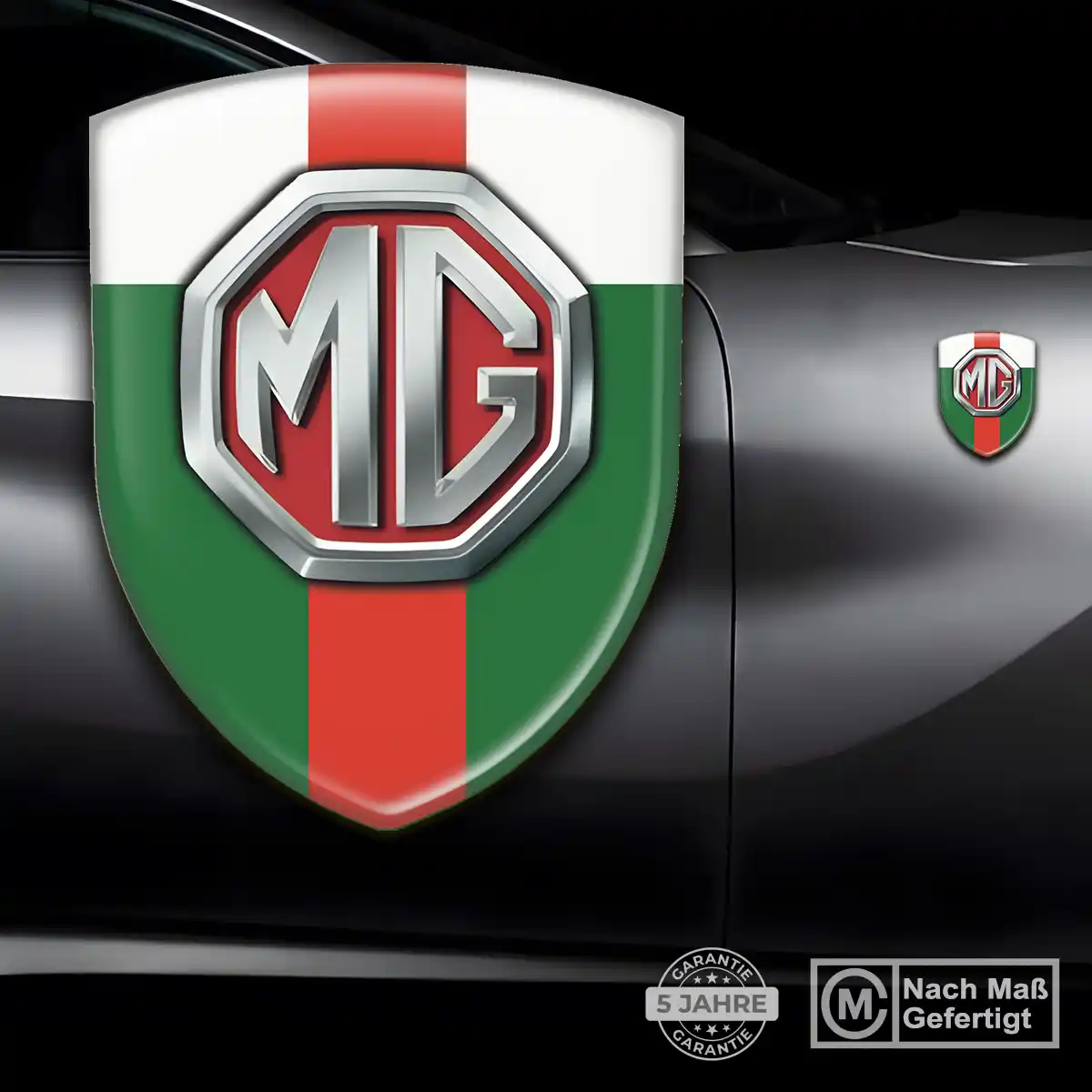 MG Aufkleber Silikon Embleme Limitierte Auflage