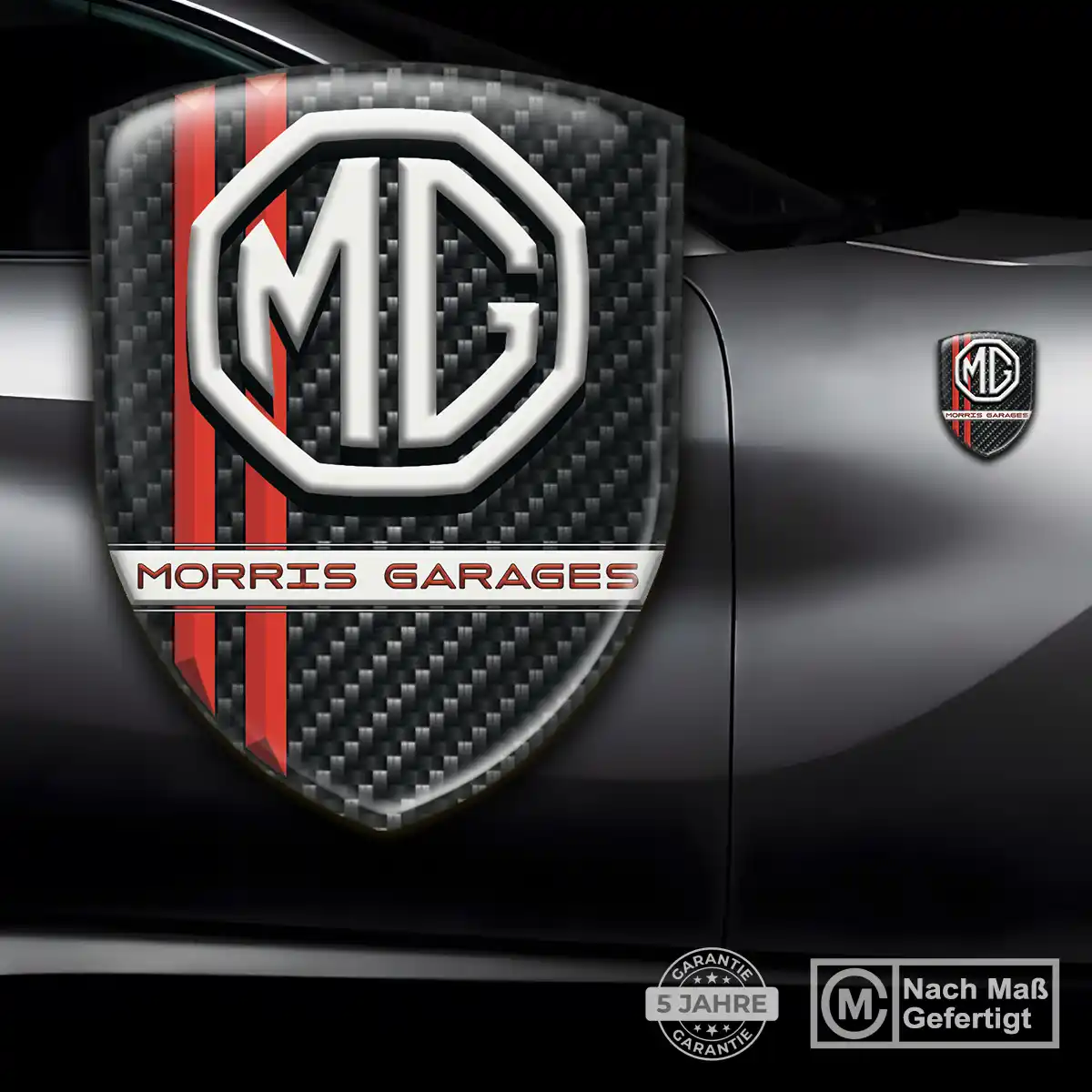 MG Aufkleber Silikon Embleme Luxus-Edition
