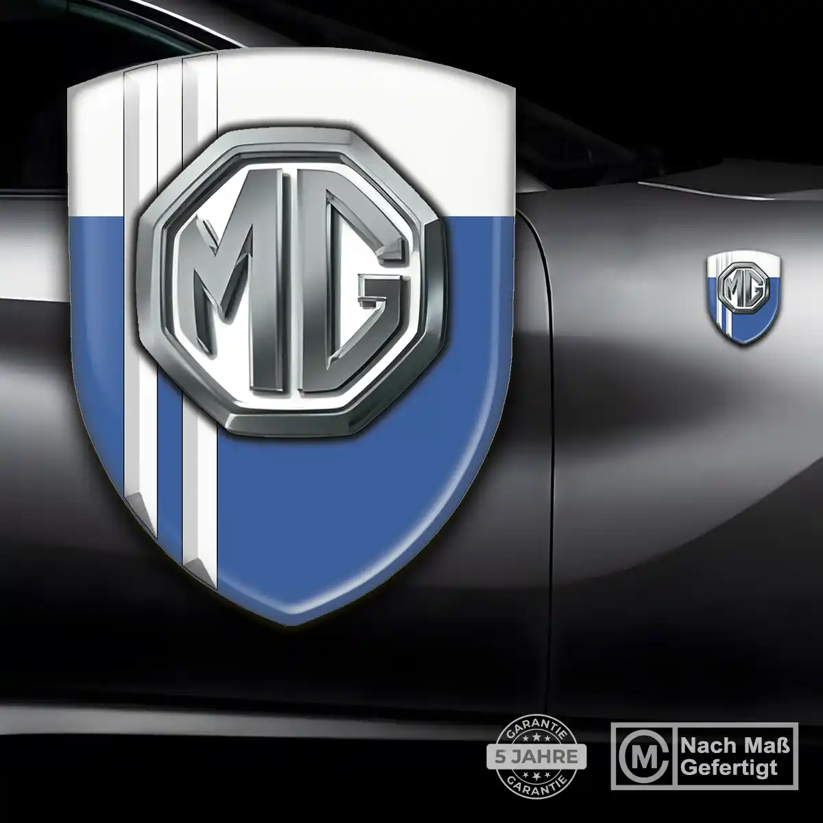 MG Aufkleber Silikon Embleme Markenedition