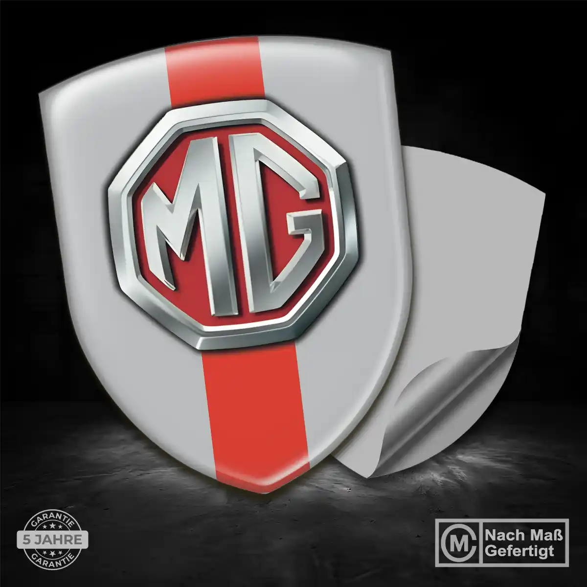 MG Aufkleber Wappen Ausdrucksstarkes Design
