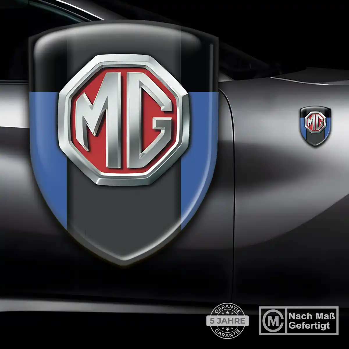 MG Aufkleber Wappen Auto Anspruchsvolles Design