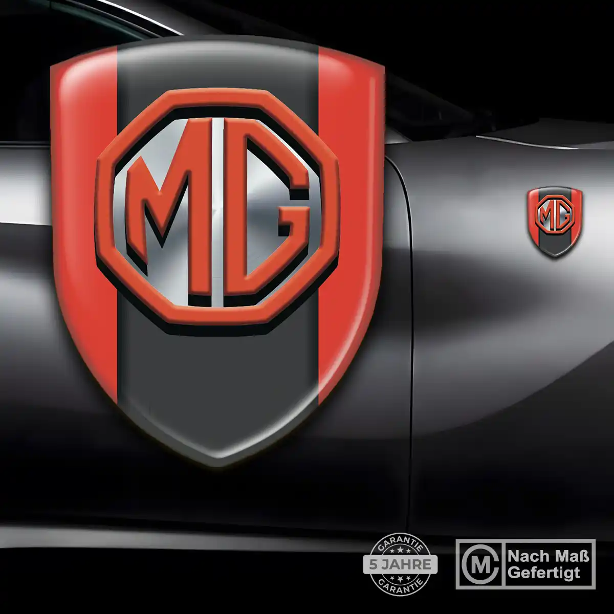 MG Aufkleber Wappen Auto Ausdrucksstarkes Design