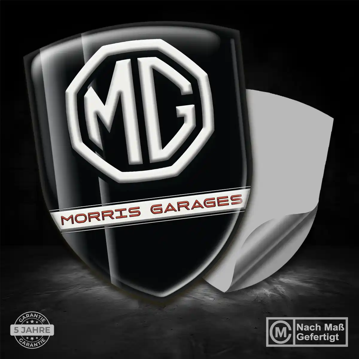 MG Aufkleber Wappen Auto Edles Design