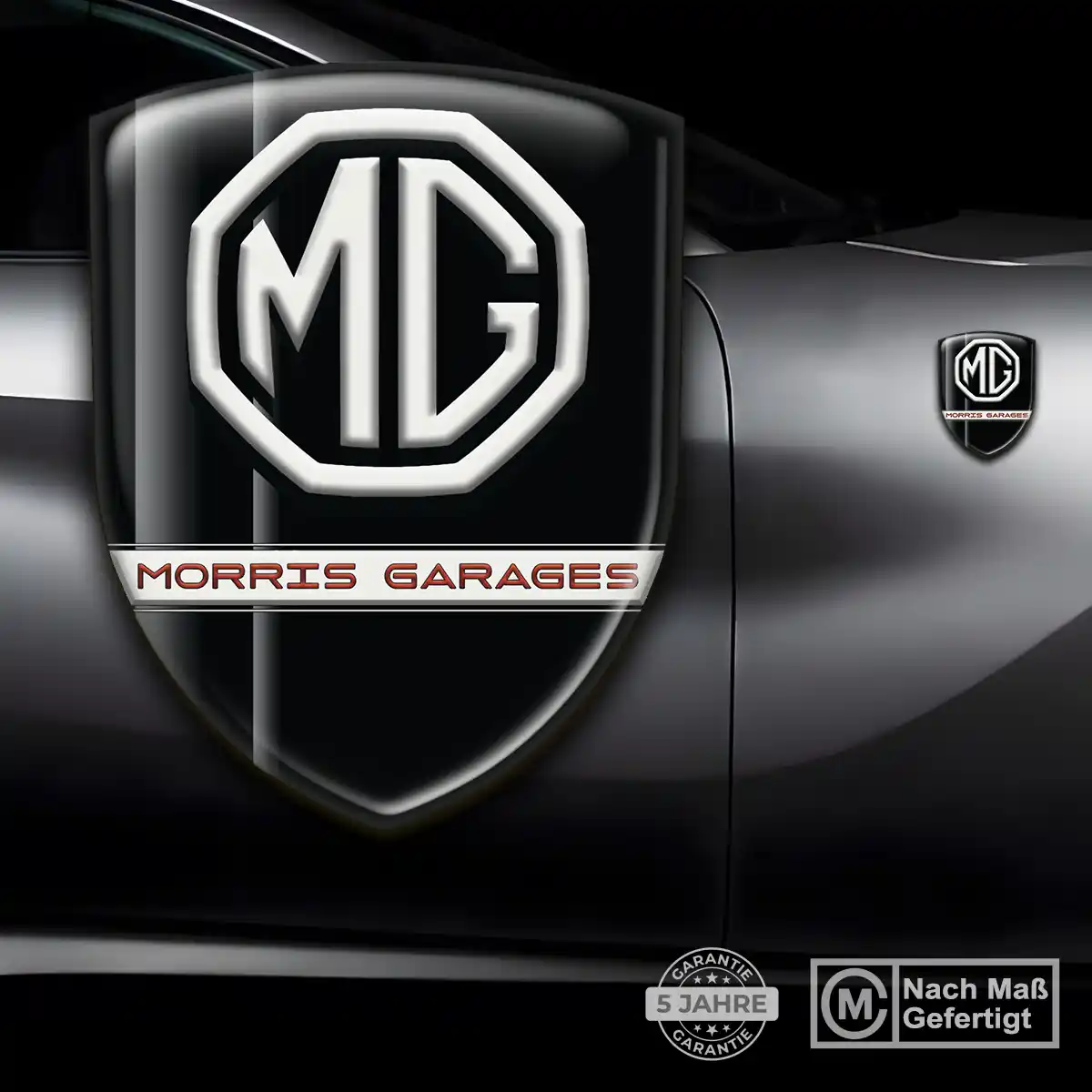 MG Aufkleber Wappen Auto Edles Design