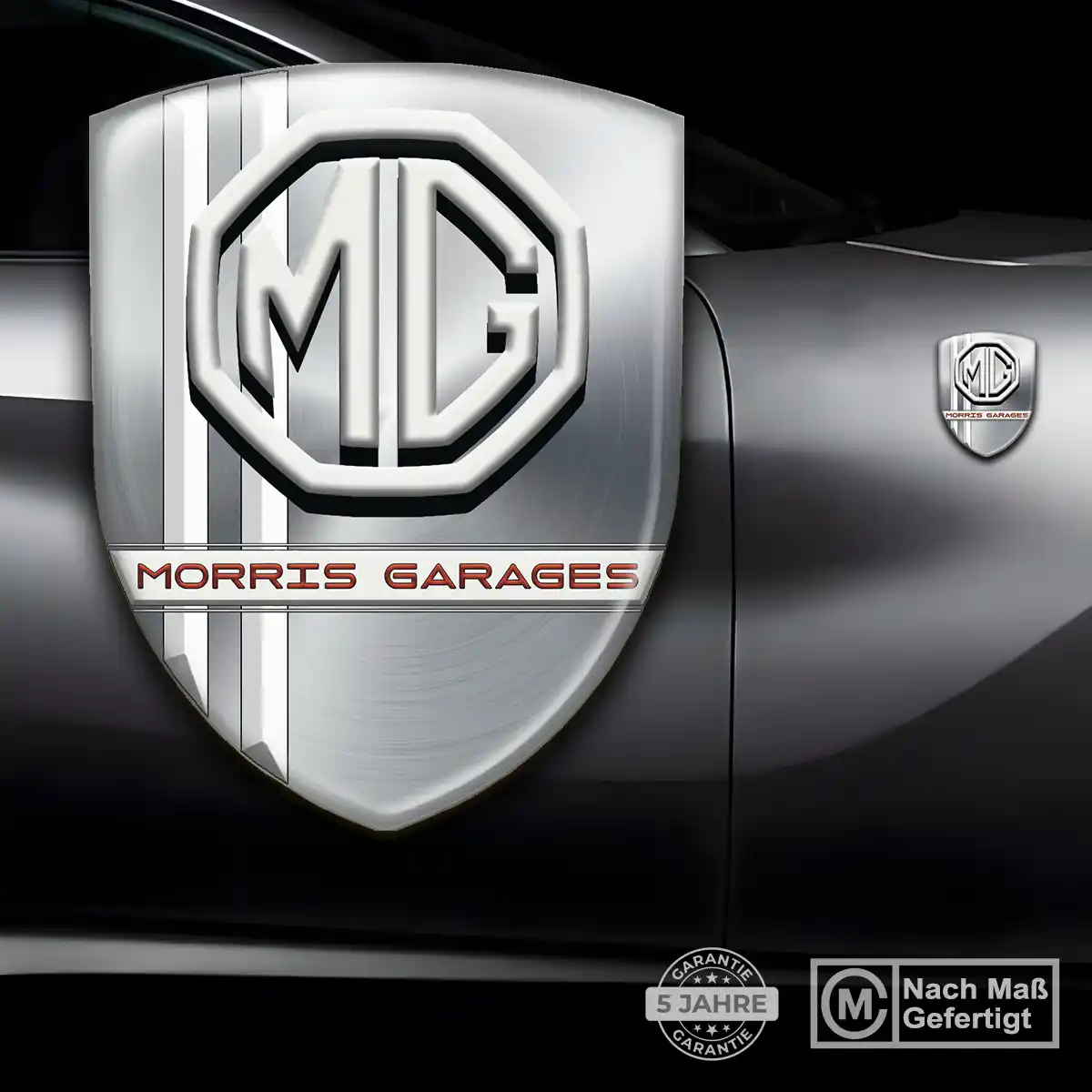 MG Aufkleber Wappen Auto Elegantes Design