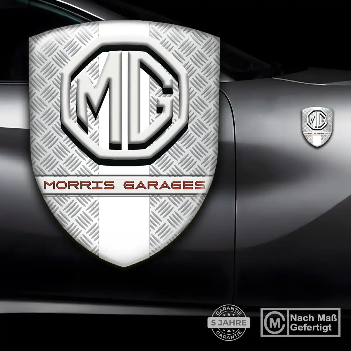 MG Aufkleber Wappen Auto Hochwertiges Harz