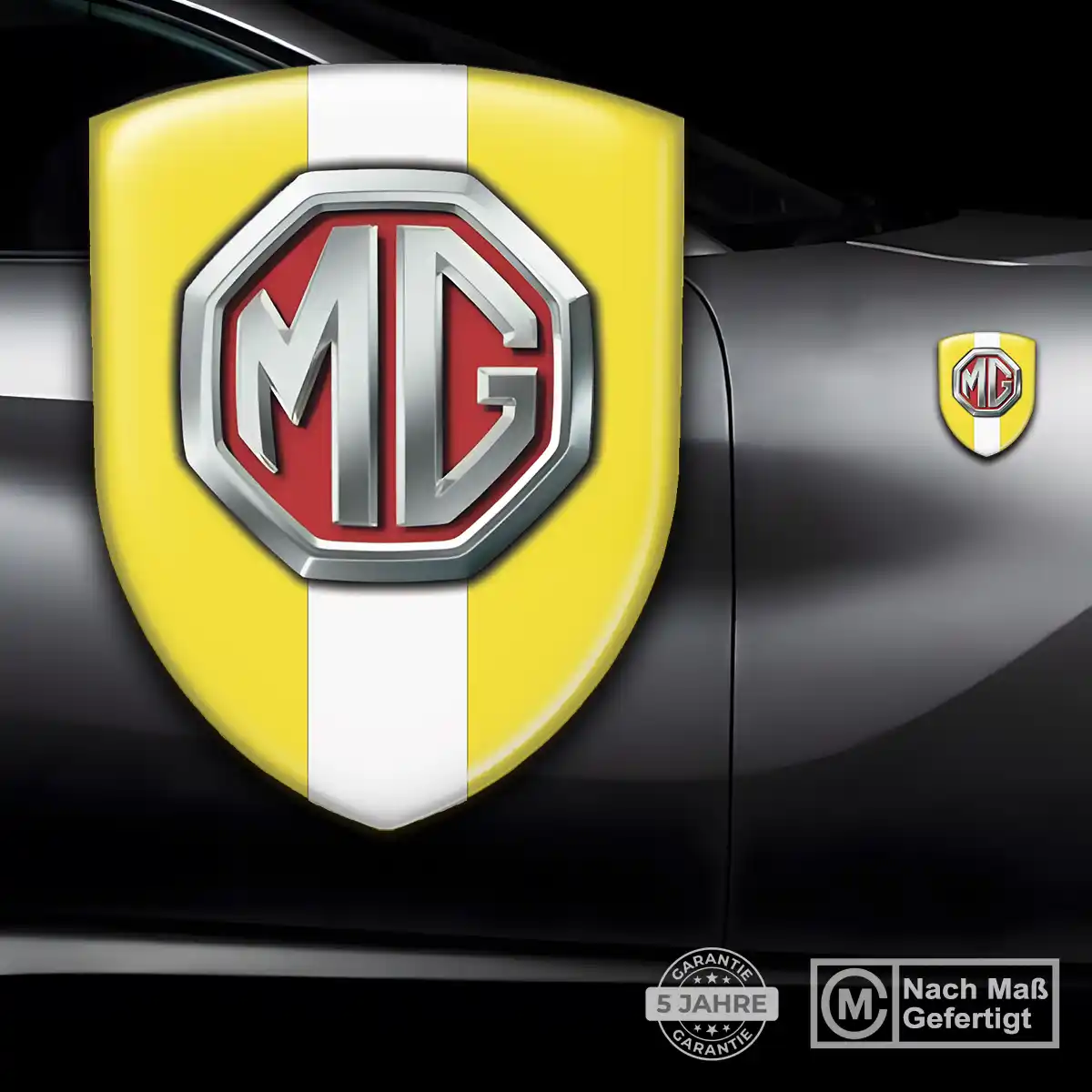 MG Aufkleber Wappen Auto Modernes Design