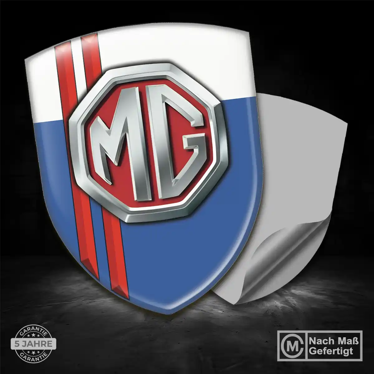 MG Aufkleber Wappen Auto Premiumqualität