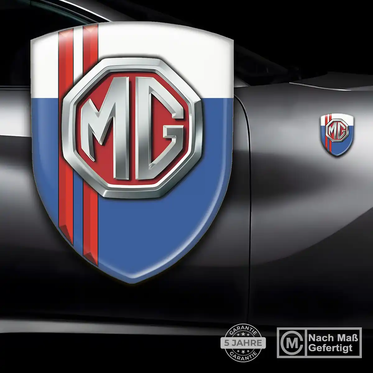 MG Aufkleber Wappen Auto Premiumqualität