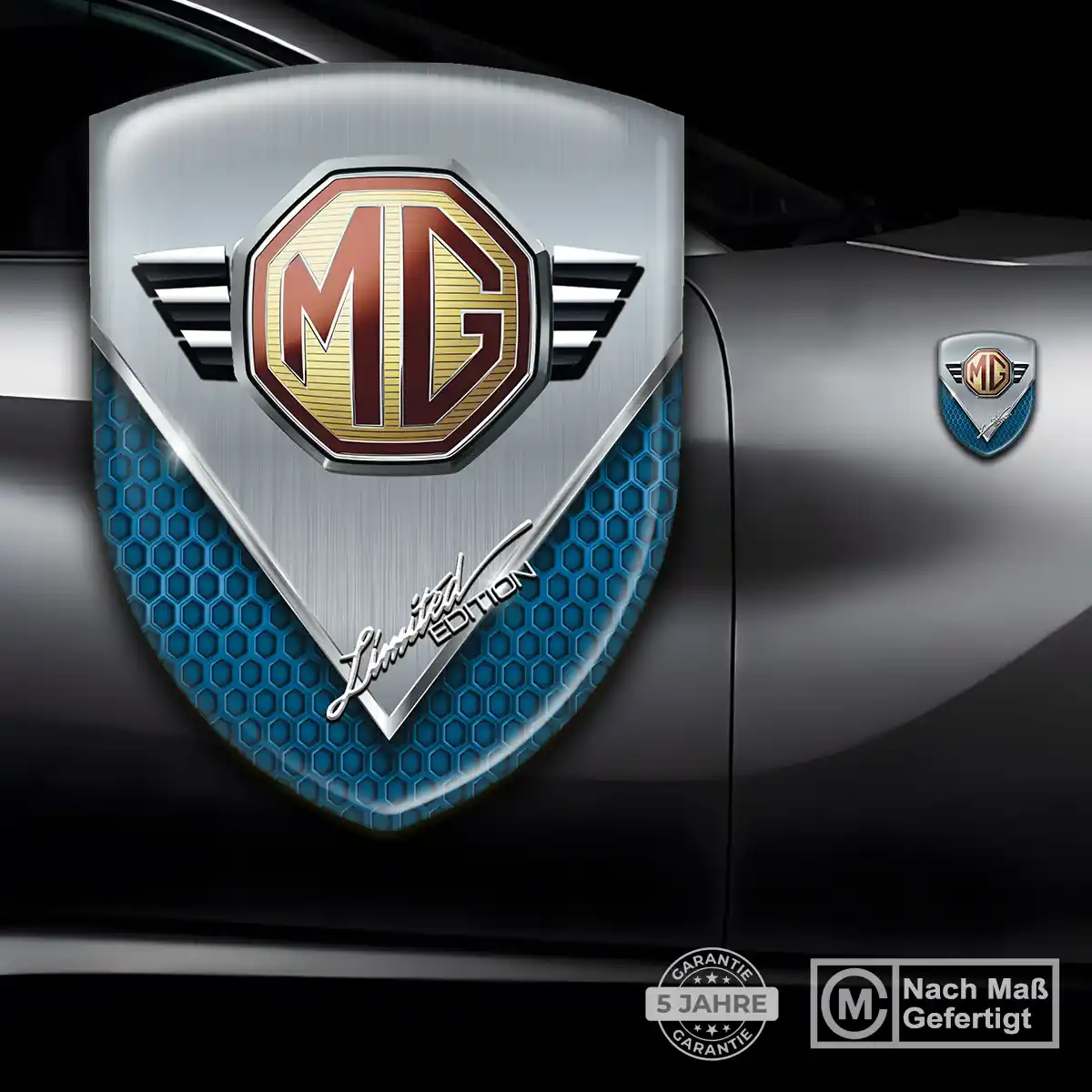 MG Aufkleber Wappen Emblem Anspruchsvolles Design
