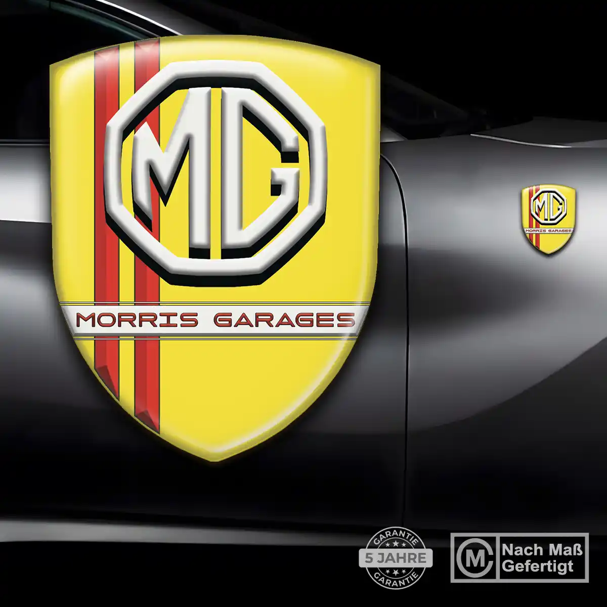 MG Aufkleber Wappen Emblem Auto Elegantes Design