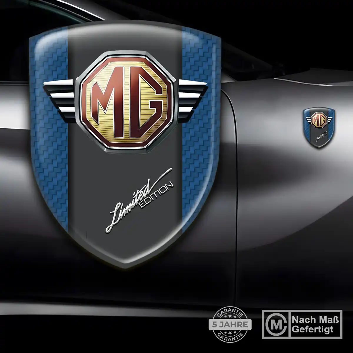 MG Aufkleber Wappen Emblem Auto Hohe Qualität