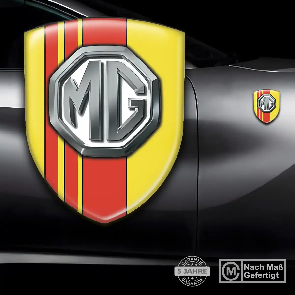 MG Aufkleber Wappen Emblem Auto Interieurdesign