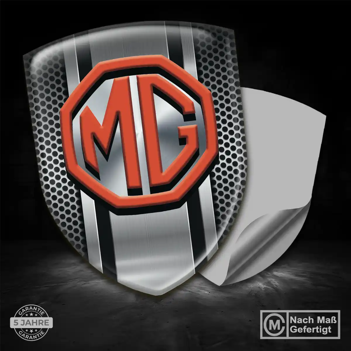 MG Aufkleber Wappen Emblem Auto Luxus-Edition