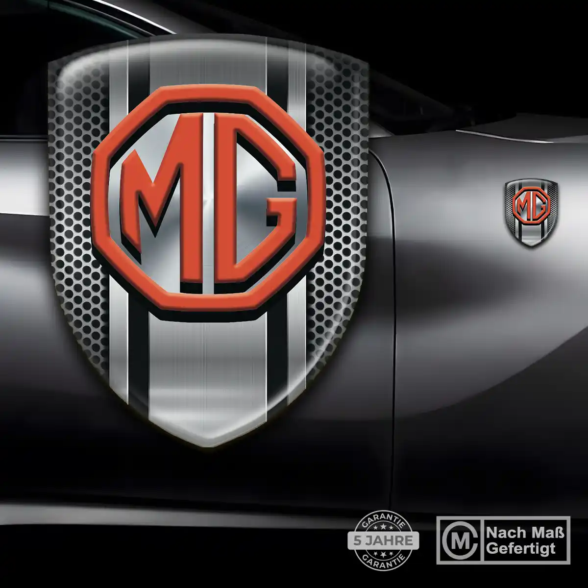 MG Aufkleber Wappen Emblem Auto Luxus-Edition