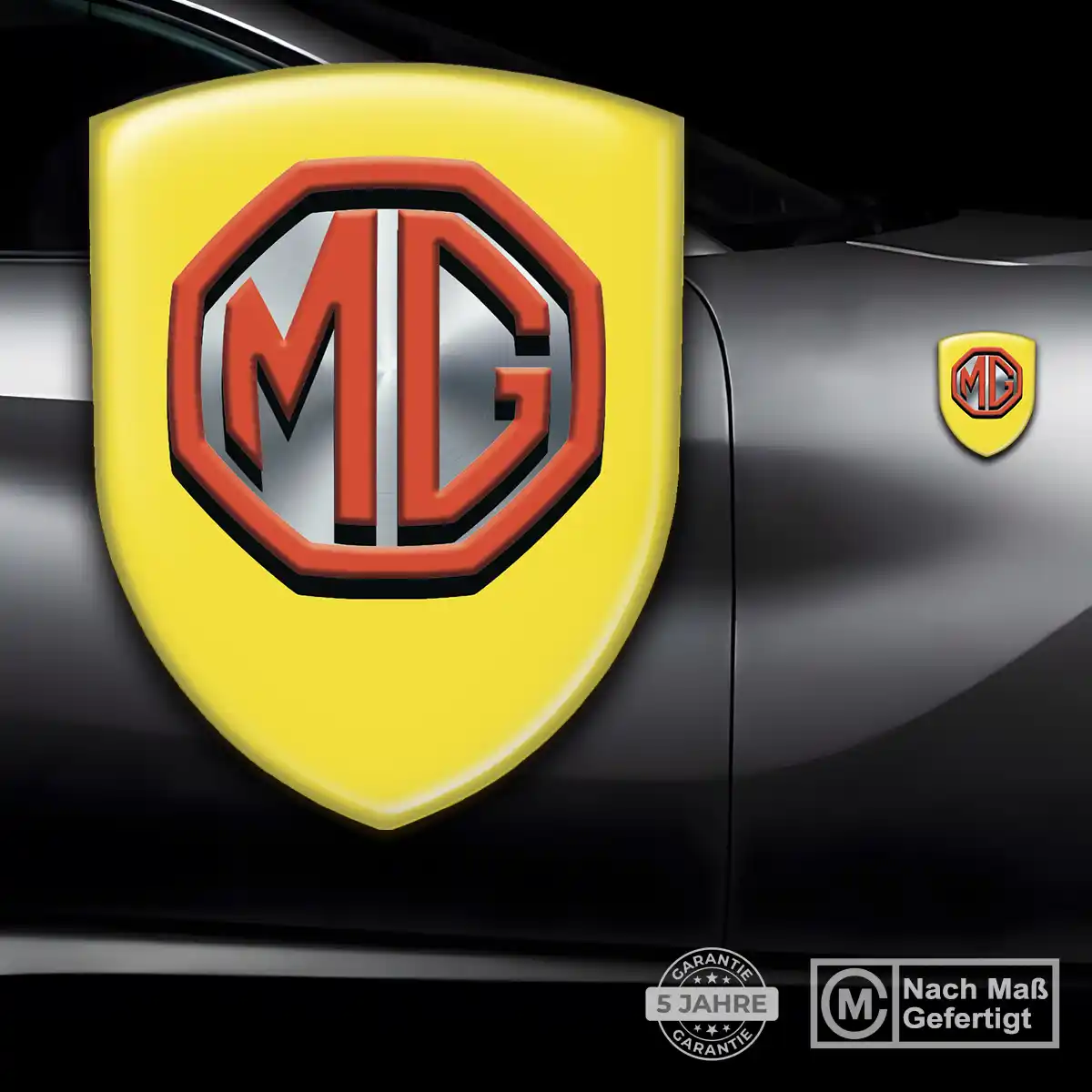 MG Aufkleber Wappen Emblem Auto Markenedition