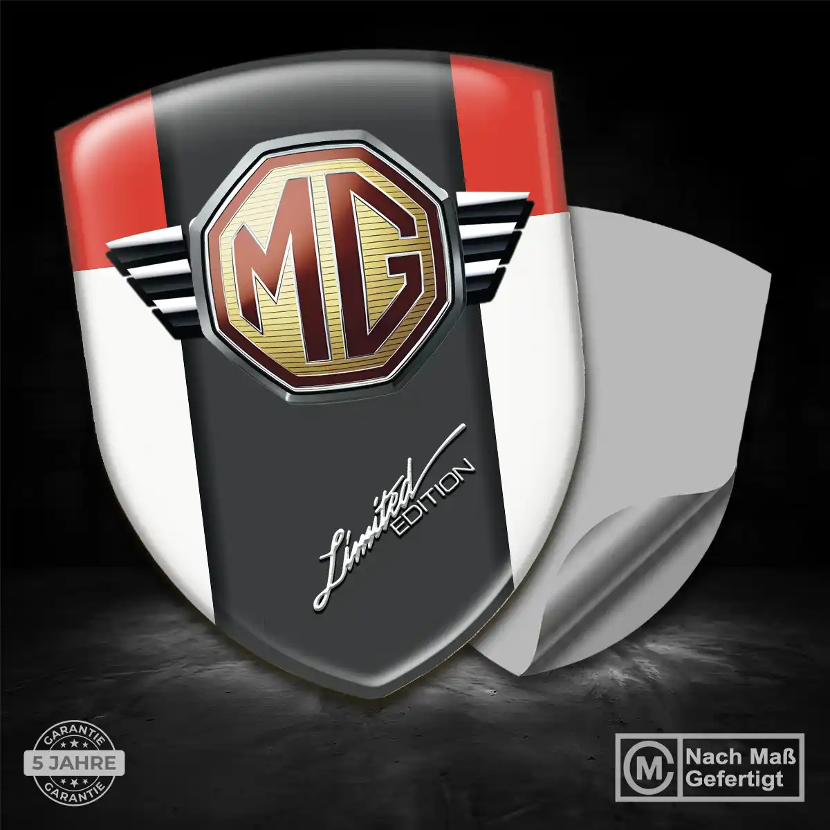 MG Aufkleber Wappen Emblem Auto Modernes Design